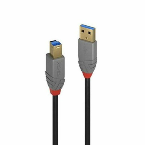 Kabel USB LINDY 36744 5 m Czarny Szary