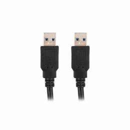 Kabel USB Lanberg CA-USBA-30CU-0010-BK Czarny 1 m (1 Sztuk)