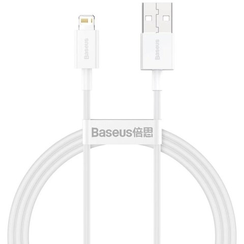 Kabel USB do Lightning Baseus CALYS-A02 Biały 1 m