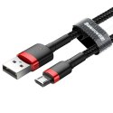 Kabel USB do micro USB Baseus Cafule Czarny Czerwony 2 m