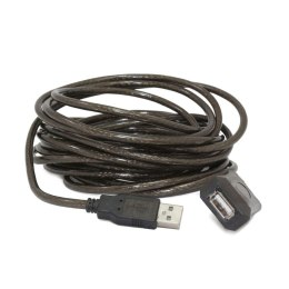 Kabel z rozgałęźnikiem USB GEMBIRD USB A/USB A M/F 5m Czarny 5 m