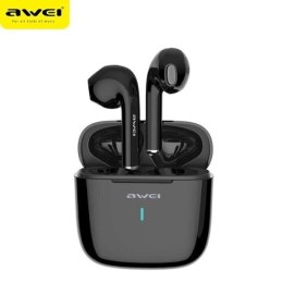 AWEI słuchawki Bluetooth 5.0 T26 TWS + stacja dokująca czarny/black