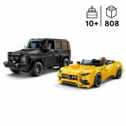 Zestaw do budowania Lego Mercedes-AMG G 63 y Mercedes-AMG SL 63 Wielokolorowy 808 Części