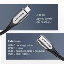 Kabel z rozgałęźnikiem USB Vention TABHF 1 m Szary (1 Sztuk)