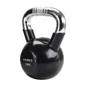 Kettlebell chromowany 12 kg czarny HMS KTC12