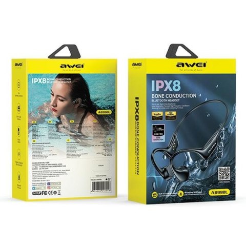 AWEI słuchawki przewodnictwo kostneA899BL czarny/black