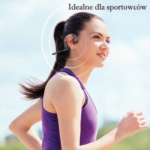 AWEI słuchawki przewodnictwo powietrzneA897BL czarny/black Air Conduction