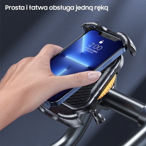 AWEI uchwyt rowerowy X29 4,7"-6,7"do ramy czarny/black