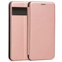 Beline Etui Book Magnetic Google Pixel 7 Pro różowo-złoty/rose gold