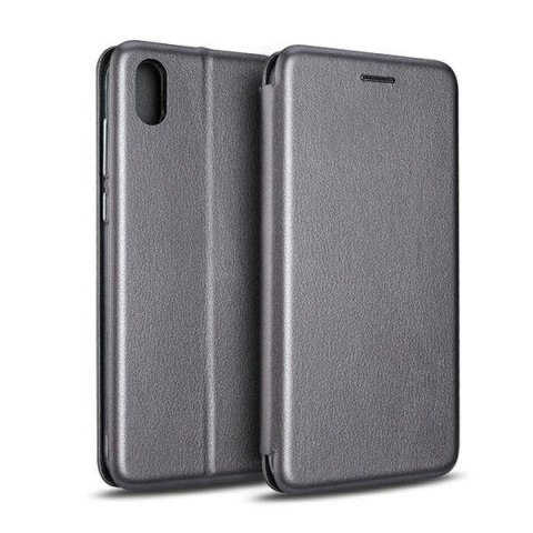 Beline Etui Book Magnetic Redmi 9Astalowy/steel