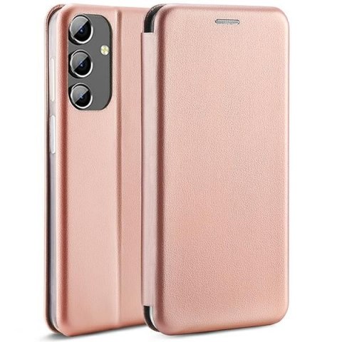 Beline Etui Book Magnetic Samsung A14 5GA146 różowo-złoty/rose gold