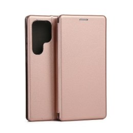 Beline Etui Book Magnetic Samsung S24Ultra S928 różowo-złoty/rose gold