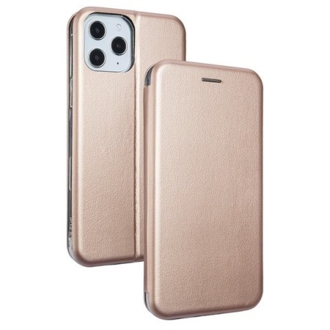 Beline Etui Book Magnetic iPhone 12 Pro Max 6,7" różowo-złoty/rosegold