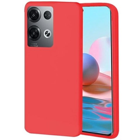 Beline Etui Candy Oppo Reno 8 Proczerwony/red