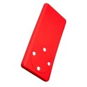 Beline Etui Silicone Honor Magic5 Liteczerwony/red