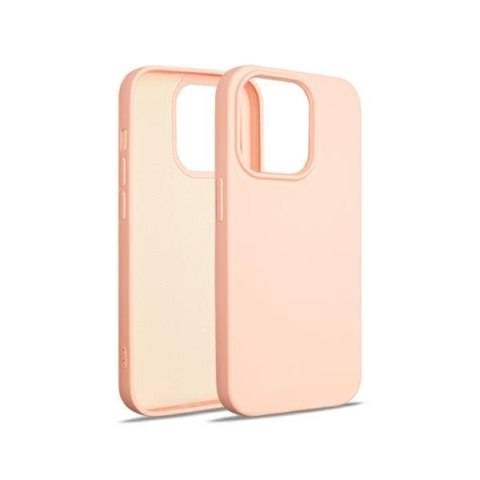 Beline Etui Silicone iPhone 14 Pro 6,1"różowo-złoty/rose gold