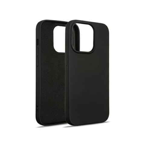 Beline Etui Silicone iPhone 15 Pro 6,1"czarny/black