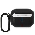 BMW BMAP22PVTK AirPods Pro cover czarny/black Leather Curved Line