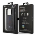 BMW BMHCP15LGSPCCK iPhone 15 Pro 6.1" czarny/black hardcase Grip Stand Smooth & Carbon