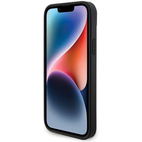 BMW BMHCP15M22NBCK iPhone 15 Plus / 14 Plus 6.7" czarny/black Leather Carbon