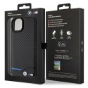 BMW BMHCP15M22NBCK iPhone 15 Plus / 14 Plus 6.7" czarny/black Leather Carbon