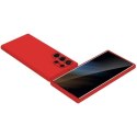Beline Etui Silicone Samsung S23 UltraS918 czerwony/red