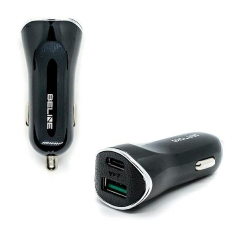Beline Ład. sam. 1xUSB i 1xUSB-C 5A 30Wczarny/black (only head)