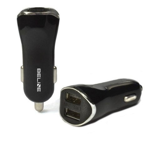 Beline Ład. sam. 2xUSB 2,1A czarna/black (only head)
