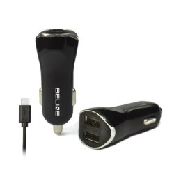 Beline Ład. sam. 2xUSB + USB-C 2,1Aczarna/black