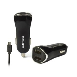Beline Ład. sam. 2xUSB + microUSB 2,1Aczarna/black