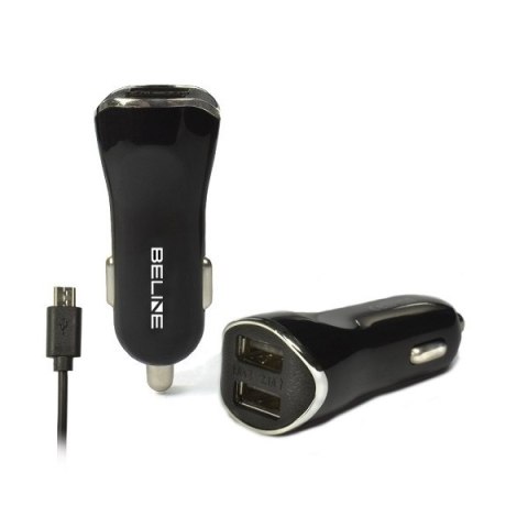 Beline Ład. sam. 2xUSB + microUSB 2,1Aczarna/black