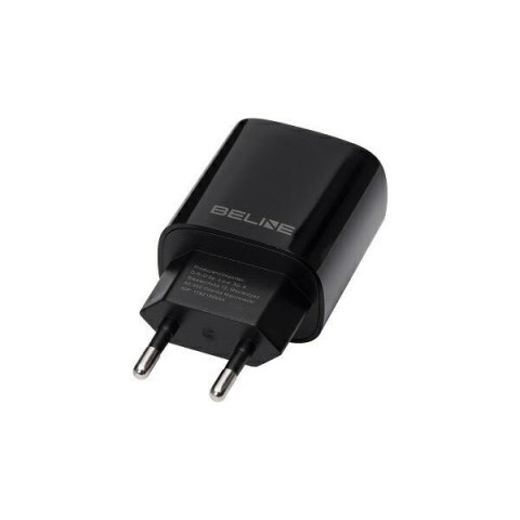 Beline Ład. siec. 1x USB-C 20W + kabelUSB-C czarna /black PD 3.0 BLNCB20C
