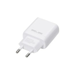 Beline Ład. siec. 1x USB-C 25W + kabelUSB-C biała /white PD 3.0 BLNCW25C GaN