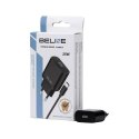 Beline Ład. siec. 1x USB-C 25W + kabelUSB-C czarna /black PD 3.0 BLNCB25C GaN