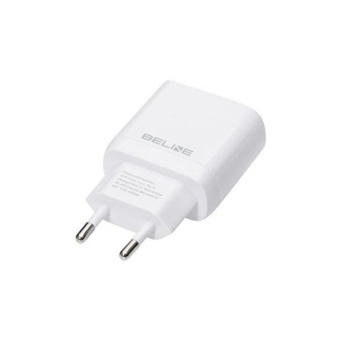 Beline Ład. siec. 1x USB-C 30W + kabelUSB-C biała /white PD 3.0 BLNCW30C GaN
