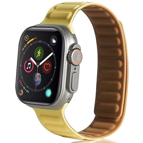 Beline pasek Apple Watch Magnetic38/40/41mm żółty /yellow