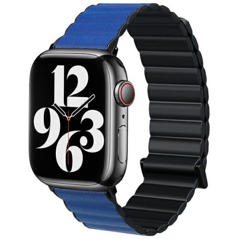 Beline pasek Apple Watch Magnetic Pro38/40/41mm czarno/niebieski black/blue box