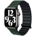 Beline pasek Apple Watch Magnetic Pro38/40/41mm czarno/zielony black/green box