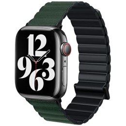 Beline pasek Apple Watch Magnetic Pro42/44/45/49mm czarno/zielony black/green box