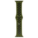 Beline pasek Apple Watch Sport Silicone38/40/41mm zielono-czarny green/black