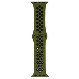 Beline pasek Apple Watch Sport Silicone38/40/41mm zielono-czarny green/black
