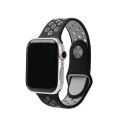 Beline pasek Apple Watch Sport Silicone42/44/45/49mm czarno-szary black/gray