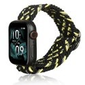 Beline pasek Apple Watch Textile38/40/41mm czarno-limonkowy black/lime