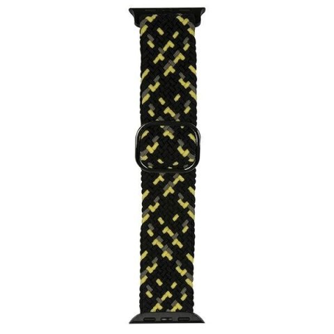 Beline pasek Apple Watch Textile42/44/45/49mm czarno-limonkowy black/lime