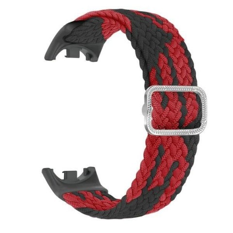 Beline pasek Mi Band 10/9/8 Nylon czarno-czerwony/black-red