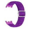 Beline pasek Mi Band 10/9/8 Nylon fioletowy/purple