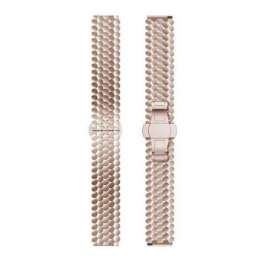 Beline pasek Watch 20mm Metal Honeycombróżowo-złoty /rosegold box