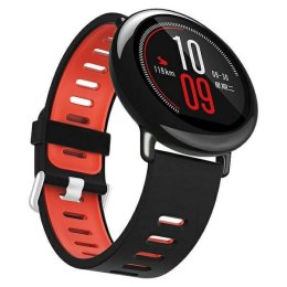 Beline pasek Watch 22mm Double ColorSilicone czarno-czerwony black/red box