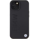 BMW BMHCP15MSLLBK iPhone 15 Plus / 14 Plus 6.7" czarny/black Leather Hot Stamp