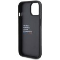 BMW BMHCP15S22NBCK iPhone 15 / 14 / 13 6.1" czarny/black Leather Carbon